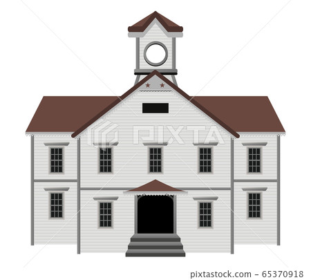 Hokkaido Building 1 Sapporo Clock Tower Vector Illustration Icon 65370918
