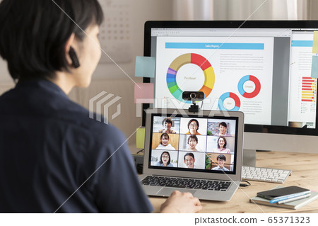 Online meeting Web conference image 65371323