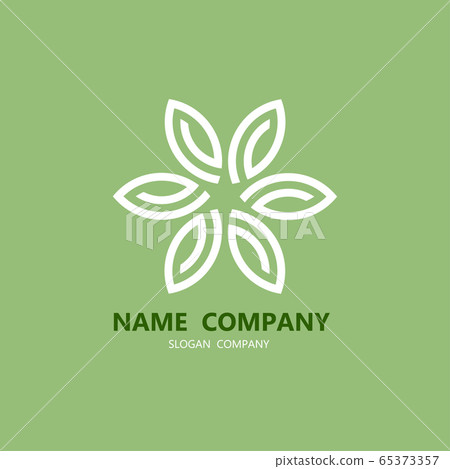 Flower Logo circle abstract design vector template. Lotus SPA icon. Cosmetic symbol Hotel Garden Beauty salon Logotype concept Flower Logo circle abstract design vector template. Lotus SPA icon. Cosmetic symbol Hotel Garden Beauty salon Logotype concept 65373357