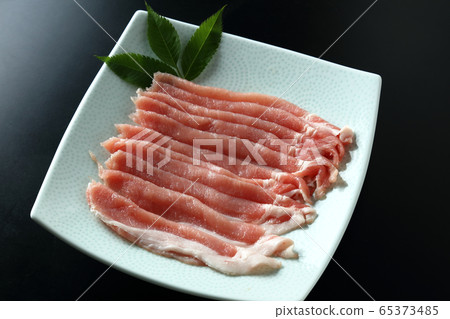 Pork loin sliced Pork loin sliced 65373485