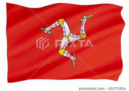 Flag of the Isle of Man 65373954