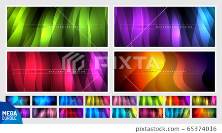 Download Mega Set Of Trendy Simple Fluid Color Gradient Stock Illustration 65374016 Pixta