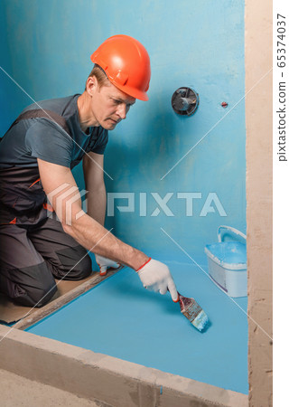 Painting waterproofing tint. 65374037