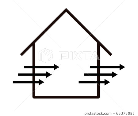 Ventilation house vector - Stock Illustration [65375085] - PIXTA