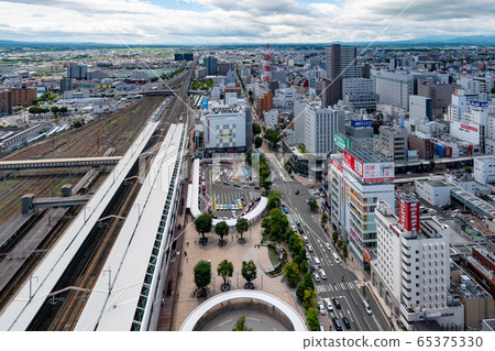 從福島縣郡山市的標準約會地點“大眼”觀察大廳眺望的城市風景 從福島縣郡山市的標準約會地點“大眼”觀察大廳眺望的城市風景 65375330
