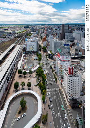 A view of the city from the observation lobby of "Big Eye", a standard date spot in Koriyama City, Fukushima Prefecture A view of the city from the observation lobby of "Big Eye", a standard date spot in Koriyama City, Fukushima Prefecture 65375332