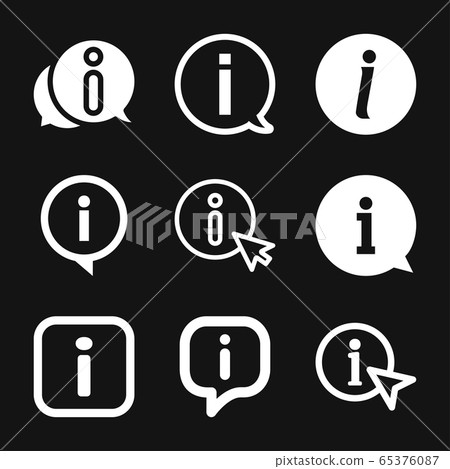 Information icon, vector symbol used for Information icon, vector symbol used for 65376087