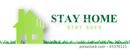 Stay home stay on Eco Environment background.stay Stay home stay on Eco Environment background.stay 65376121