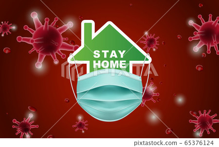 Stay home stay.Eco Environment stay safe with home Stay home stay.Eco Environment stay safe with home 65376124