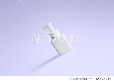 Advertising image of a simple hand soap white dispenser bottle Advertising image of a simple hand soap white dispenser bottle 65376716