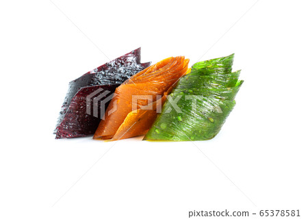 fruit pastille from apples and apricots and fruit pastille from apples and apricots and 65378581