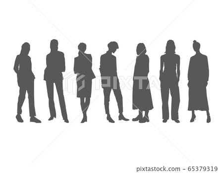 女性剪影 65379319