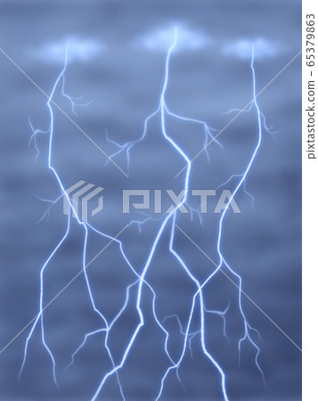 烏雲和閃電,垂直 烏雲和閃電,垂直 65379863