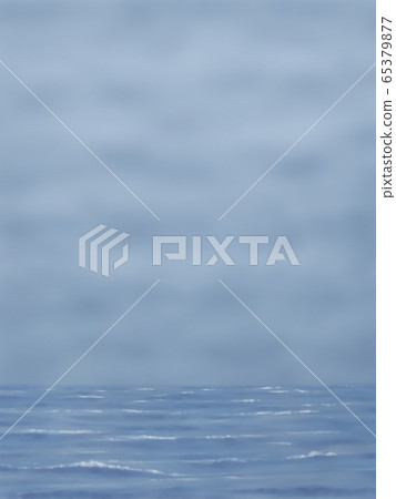 陰雲密布的天空和大海，肖像 65379877