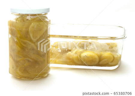 homemade natural lemon jam and put in jar homemade natural lemon jam and put in jar 65380706