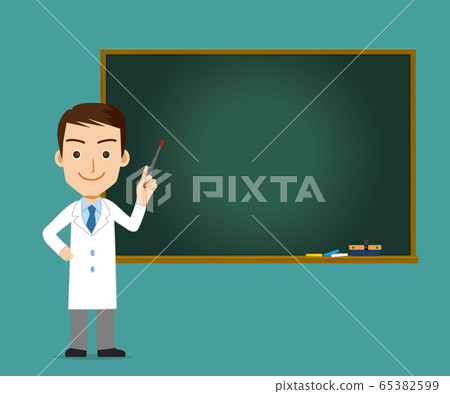 男醫生醫生在黑板前解釋|知情同意書 男醫生醫生在黑板前解釋|知情同意書 65382599