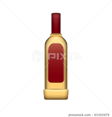 Isolated tequila bottle Isolated tequila bottle 65383979