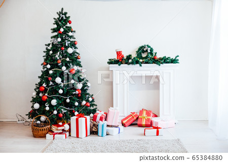 Christmas tree Garland lights new year holiday gifts white home decor Christmas tree Garland lights new year holiday gifts white home decor 65384880