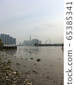Big river in Bangkok morning 65385341