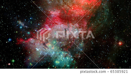 Galactic background. Elements of this image furnished by NASA 65385921