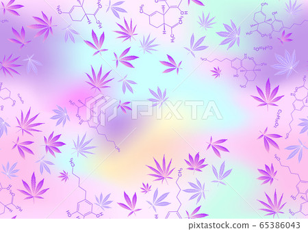 Cannabis leaves seamless pattern, background. Cannabis leaves seamless pattern, background. 65386043