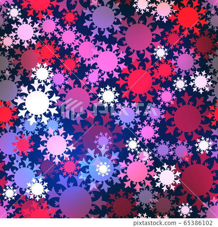 Seamless pattern with coronavirus cell symbol. - Stock Illustration ...