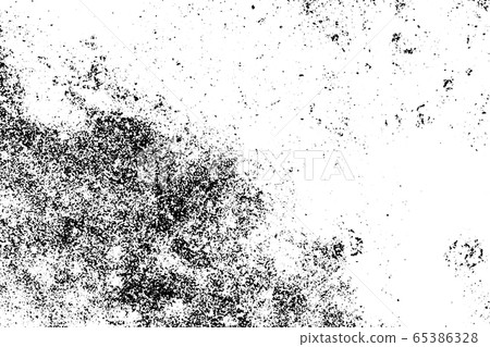 Black and white grunge. Distress overlay texture. Abstract surface dust and rough dirty wall background concept.  Distress illustration simply place over object to create grunge effect. Vector EPS10. 65386328