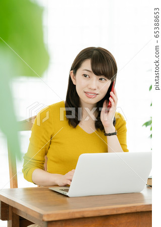 Female smartphone Female smartphone 65388653