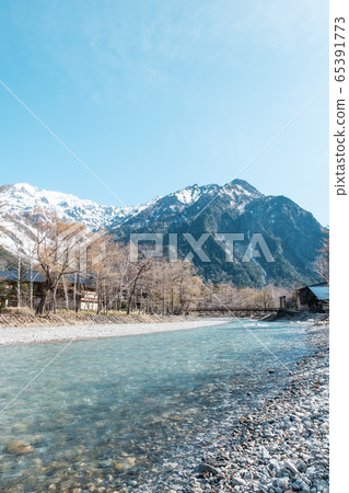 上高地/河童橋周圍的風景(5月上旬/早晨) 上高地/河童橋周圍的風景(5月上旬/早晨) 65391773