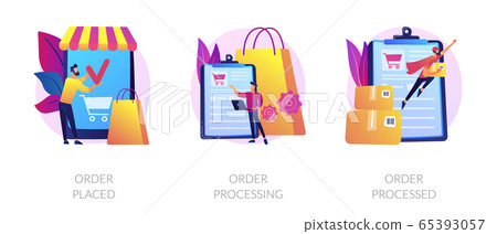 Order status vector concept metaphors Order status vector concept metaphors 65393057