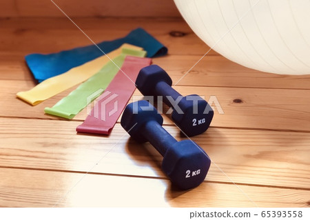 Diet training dumbbell tube band balance ball 3 65393558