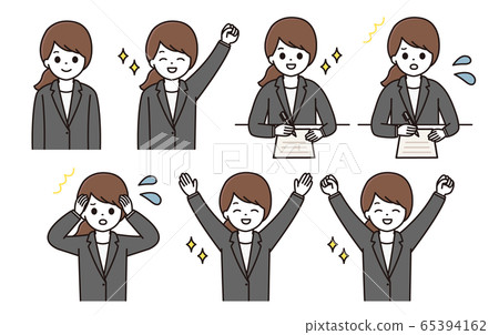 女商人面部表情集 65394162