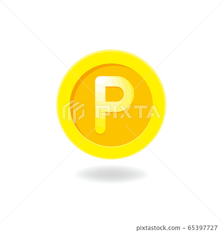點符號標記矢量平面圖標 點符號標記矢量平面圖標 65397727