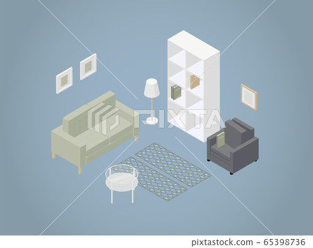 Vector illustration of a living room concept.... - Stock Illustration ...