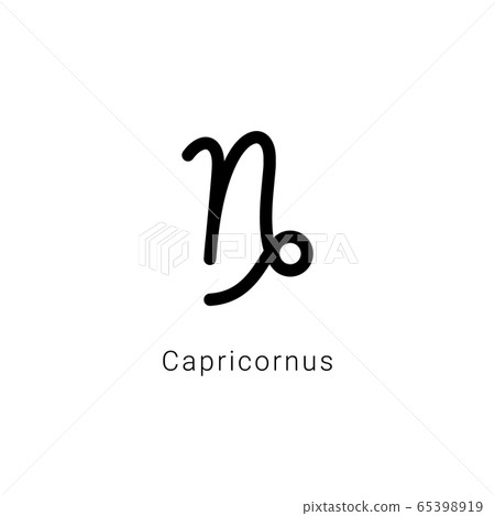Sign of the zodiac. Capricornus, the goat. 65398919