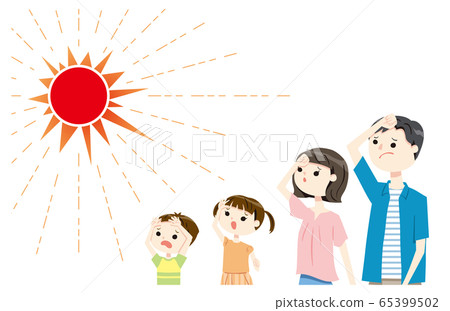 Family_Sunburn_Summer 01_With the sun_Upper body 65399502