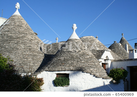 Sunny Alberobello World Heritage Site Italy Sunny Alberobello World Heritage Site Italy 65400969