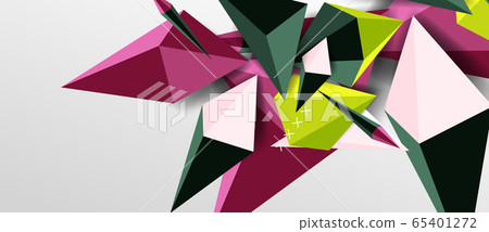Trendy simple triangle abstract background, dynamic motion concept. Vector Illustration For Wallpaper, Banner, Background, Card, Book Illustration, landing page Trendy simple triangle abstract background, dynamic motion concept. Vector Illustration For Wallpaper, Banner, Background, Card, Book Illustration, landing page 65401272