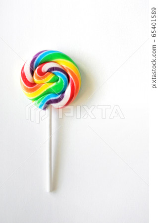 Pop and colorful candy with a stick Pop and colorful candy with a stick 65401589
