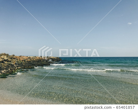 Beautiful view of the sea in Pomorie Beautiful view of the sea in Pomorie 65401857