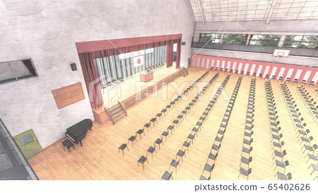 Gymnasium entrance ceremony School chairs Illustration 82 Gymnasium entrance ceremony School chairs Illustration 82 65402626
