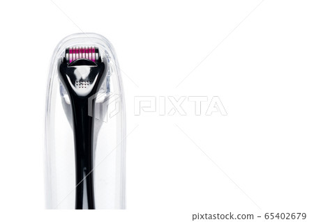 Derma roller isolated on white background. Beauty Derma roller isolated on white background. Beauty 65402679