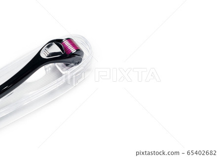 Derma roller isolated on white background. Beauty Derma roller isolated on white background. Beauty 65402682