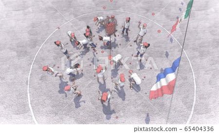 School athletic meet, ball case, audience, building, illustration 35 School athletic meet, ball case, audience, building, illustration 35 65404336