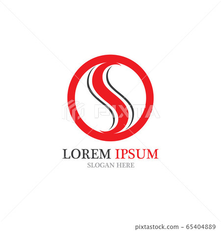 S logo Template vector icon S logo Template vector icon 65404889