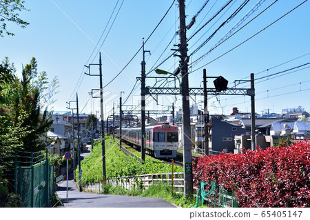 Scenery of the Inokashira line near Ikenoue 65405147