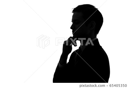 Male silhouette 65405350