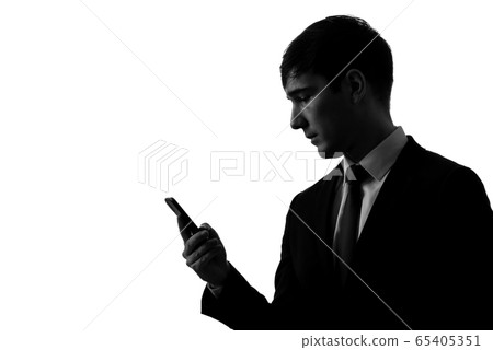 Male silhouette 65405351