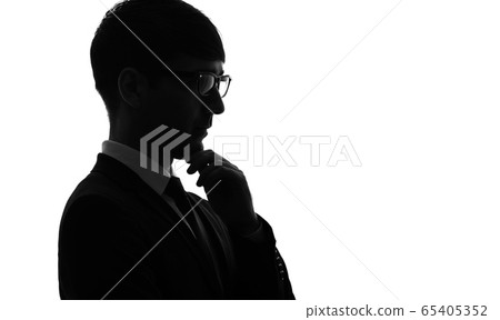 Male silhouette 65405352