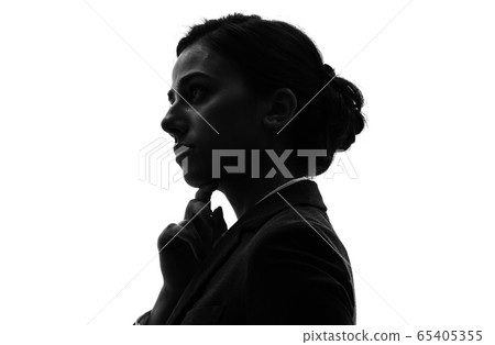 女性剪影 女性剪影 65405355